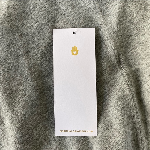 NEW Spiritual Gangster Size S Gray Sleeveless HACCI Jumpsuit - Picture 8 of 10